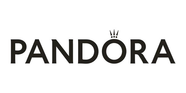 Pandora logo – trusted customer of STOQ