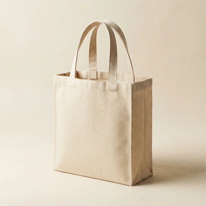 Canvas everyday tote bag in olive