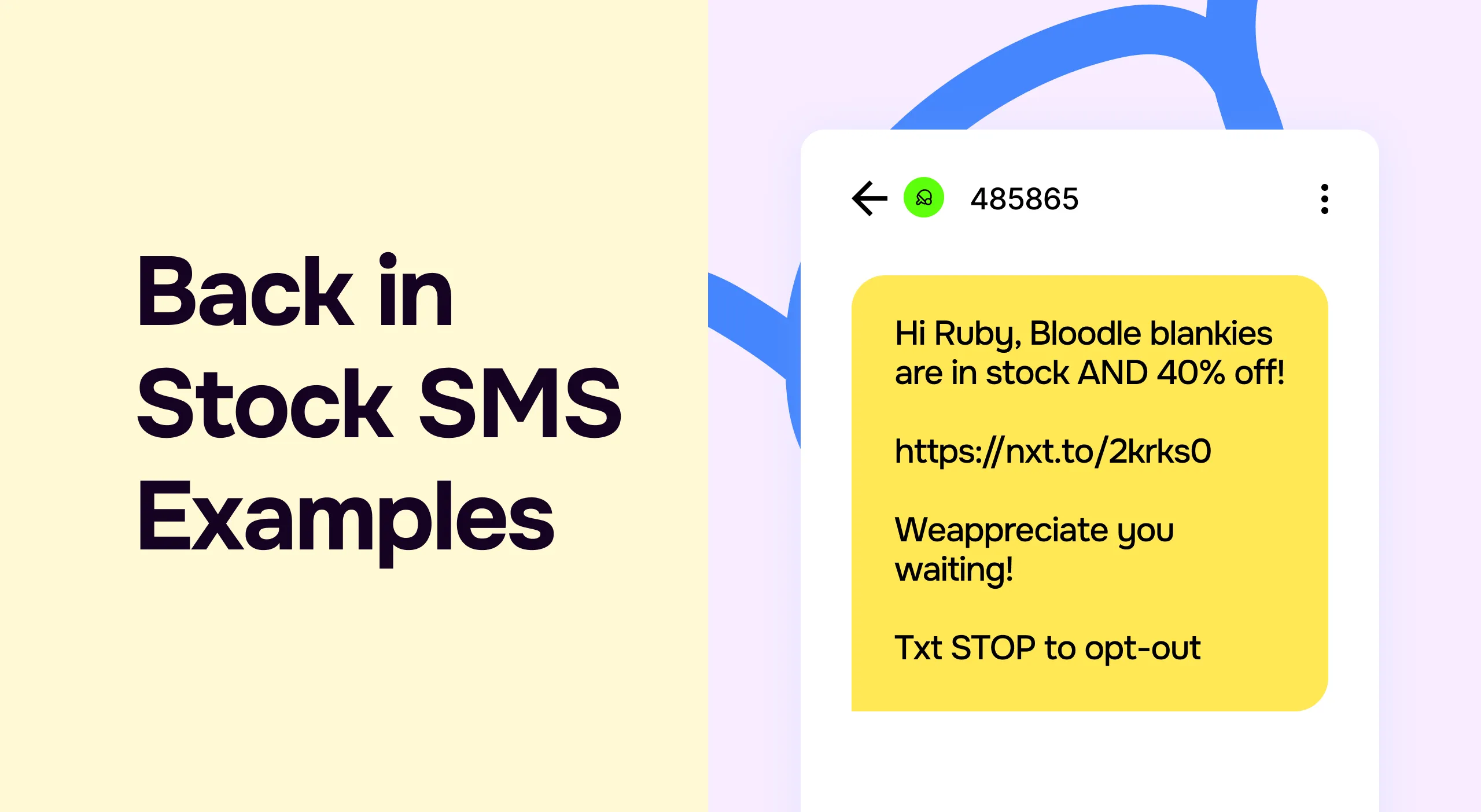 80+ Best back in stock SMS examples (and templates) you can use straightaway