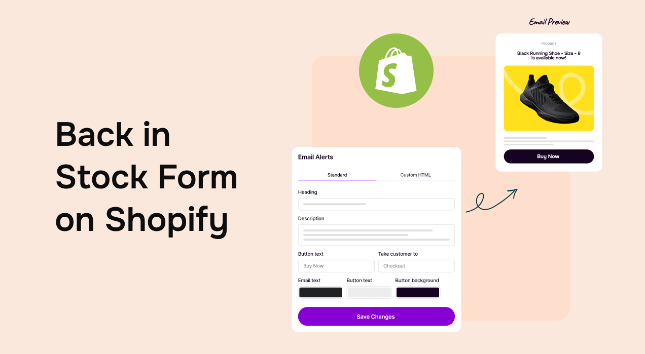 How to add back in stock notification form on Shopify