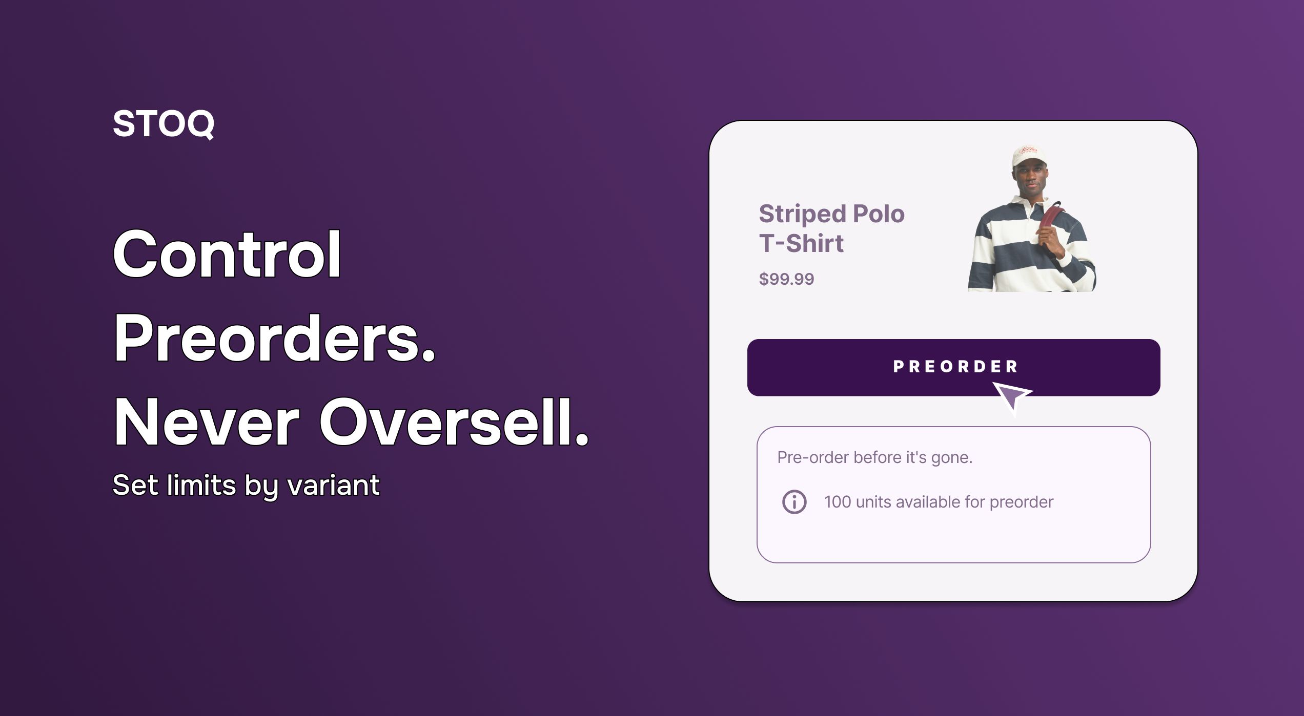 Controlling preorder limits at the variant level on Shopify